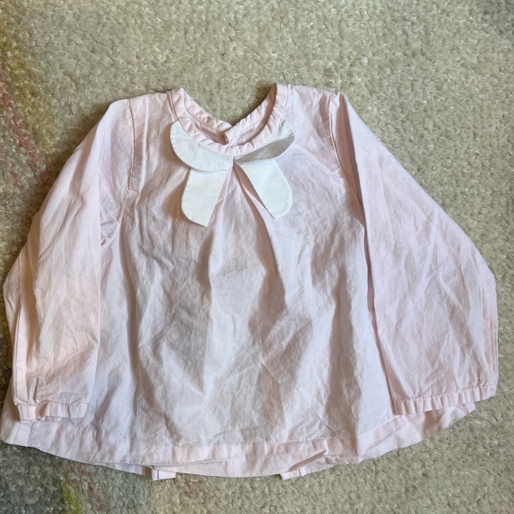 Jacadi Pink Blouse - Like New 18mo